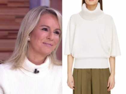 dr. jennifer ashton, good morning america, white turtleneck sweater