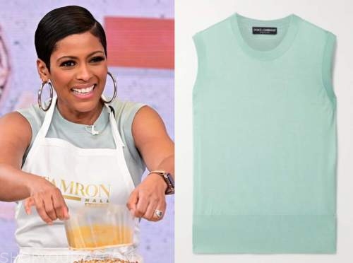 tamron hall, tamron hall show, mint green top