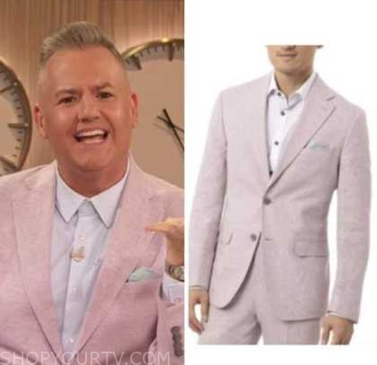 drew barrymore show, Ross Mathews, pink blazer