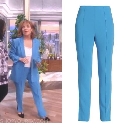 the view, joy behar, blue pants