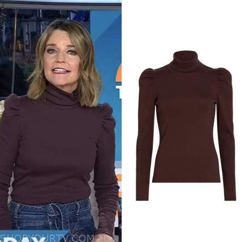 the today show, savannah guthrie, burgundy turtleneck