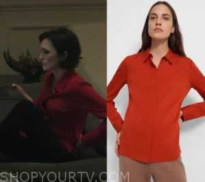 You: Season 4 Episode 1 Kate's Red Blouse | Shop Your TV