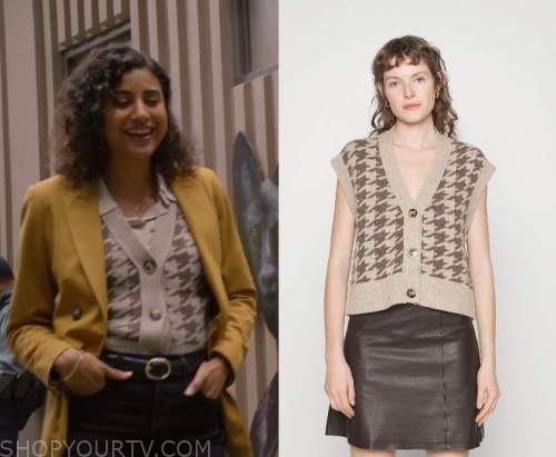 Animal Control: Season 1 Episode 11 Emily's Houndstooth Sweater Vest ...
