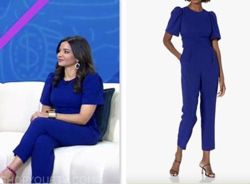 Selena Rezvani, the today show, blue jumpsuit