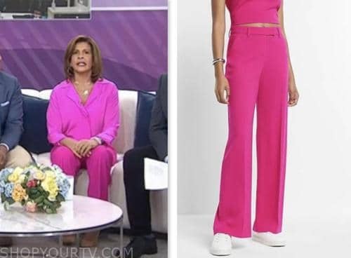hoda kotb, the today show, pink pants