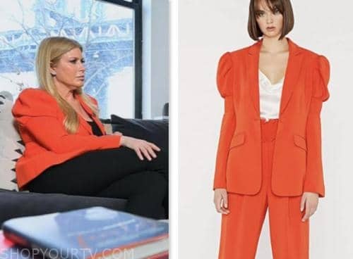 jill martin brooks, the today show, red puff sleeve blazer