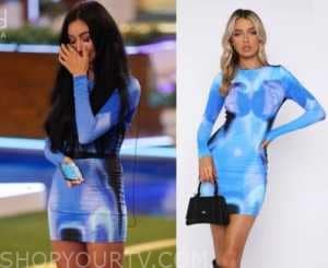 Love Island (USA): Season 5 Episode 6 Jasmine's Blue Mini Dress | Shop