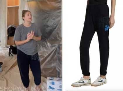 drew barrymore show, drew barrymore, sweatpants