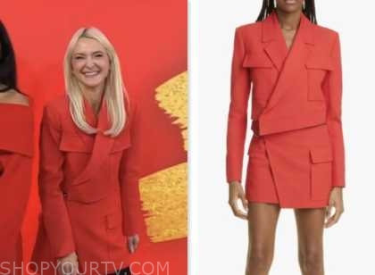The Today Show: November 2023 Zanna Roberts Rassi's Red Cropped Jacket ...