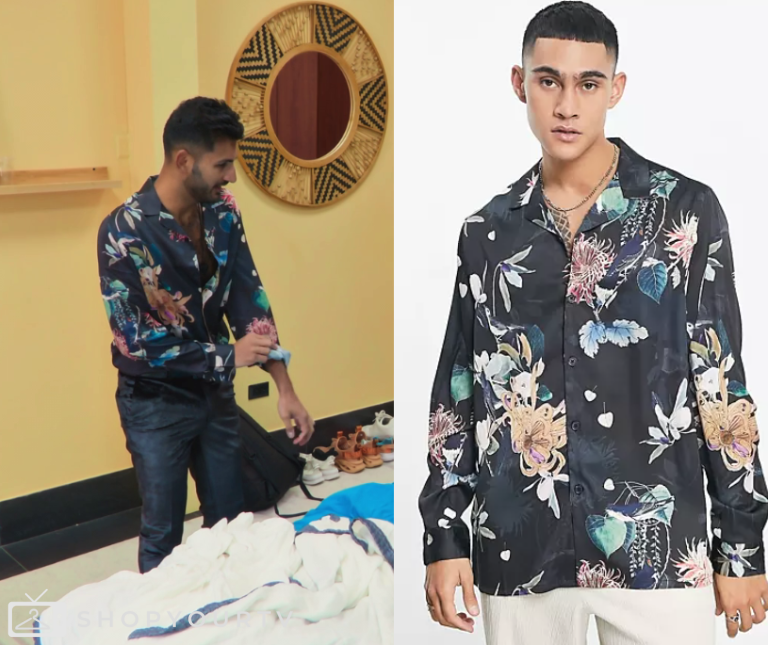 Couple to Throuple: Season 1 Episode 10 Ashmal's Floral Shirt | Shop ...