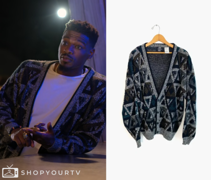 Love is Blind Season 6 Episode 12 Clay s Aztec Cardigan Shop Your TV