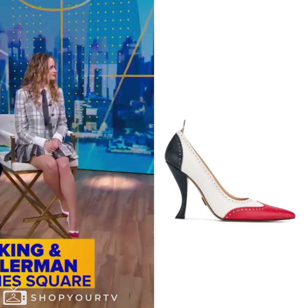 Good Morning America March 2024 Joey King’s Brogued Pumps Shop Your TV