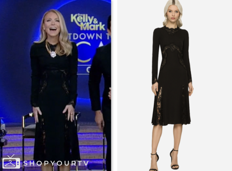 Live with Kelly and Mark: March 2024 Kelly Ripa's Black Lace Insert ...