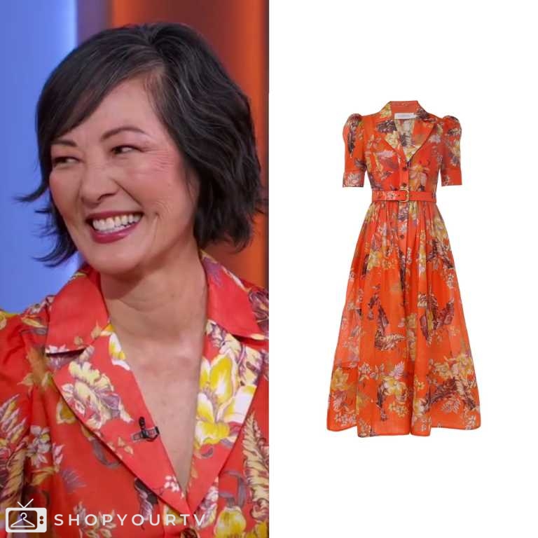 Good Morning America January 2025 Faith Abubey's Black Wrap Coat