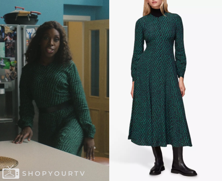 Alex Rider: Season 3 Episode 7 Jack's Green Midi Dress | Shop Your TV