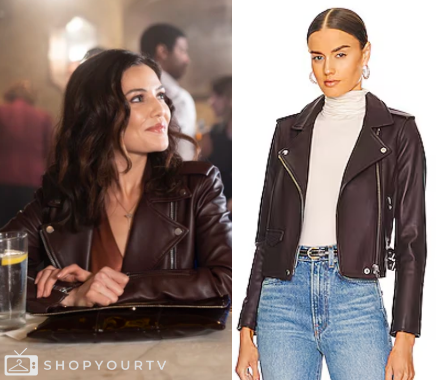 The Rookie Jacket The Rookie: Season 6 Episode 5 Blair's Burgundy Leather Jacket | Shop ...