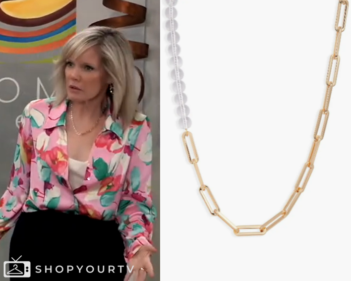 General Hospital April 2024 Ava s Beaded Gold Chain Necklace Shop general-hospital-april-2024-ava-s-beaded-gold-chain-necklace-shop