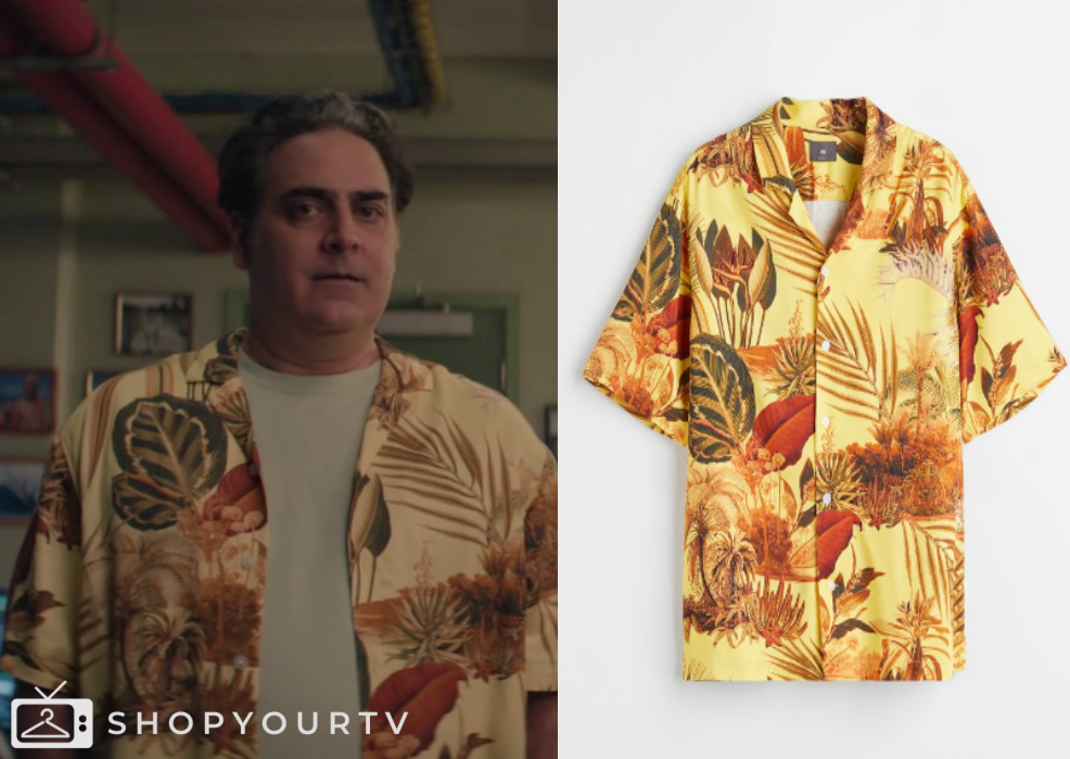 NCIS Hawaii: Season 3 Episode 8 Ernie's Yellow Floral Shirt | Shop Your TV