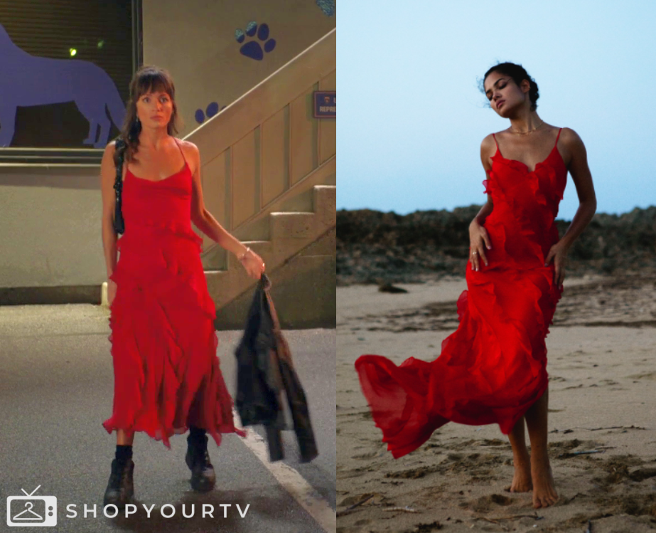 Animal Control Vicky Animal Control: Season 2 Episode 8 Victoria's Ruffled Red Dress | Shop ...