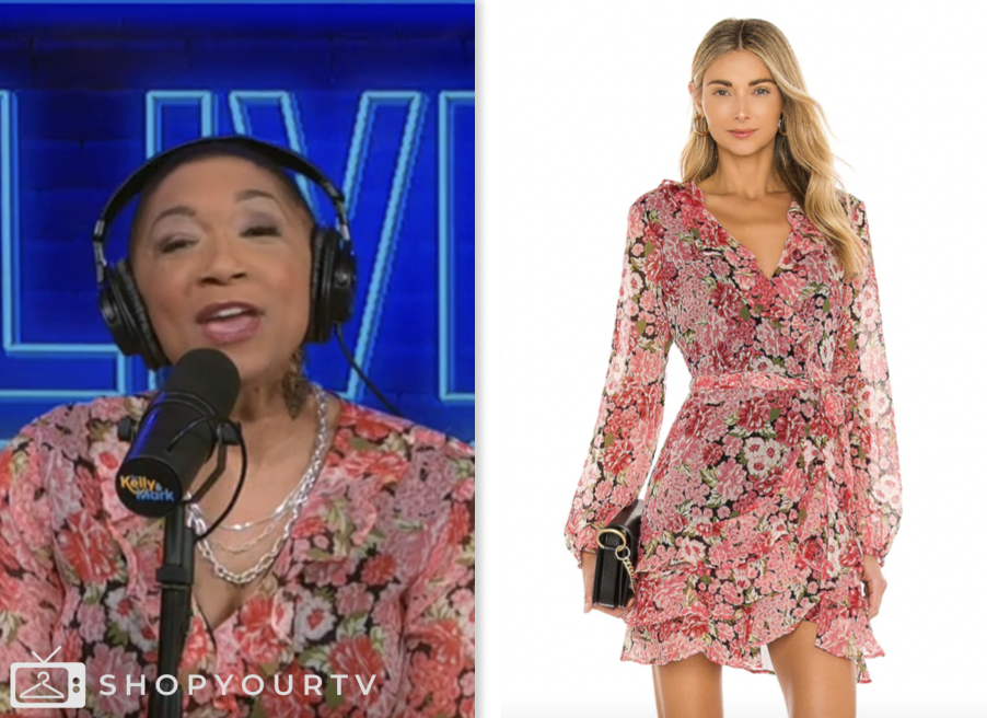 Live with Kelly and Mark: May 2024 Deja Vu's Red Floral Ruffle Dress | Shop Your TV Live with Kelly and Mark: May 2024 Deja Vu's Red Floral Ruffle Dress | Shop Your TV