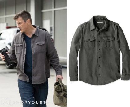 The Rookie Clothes The Rookie: Season 6 Episode 7 John's Grey Shirt | Shop Your TV