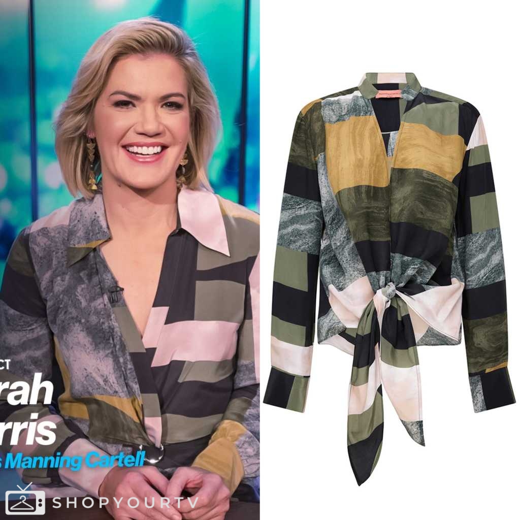 The Project: May 2024 Sara Harris’s Printed Blouse | Shop Your TV