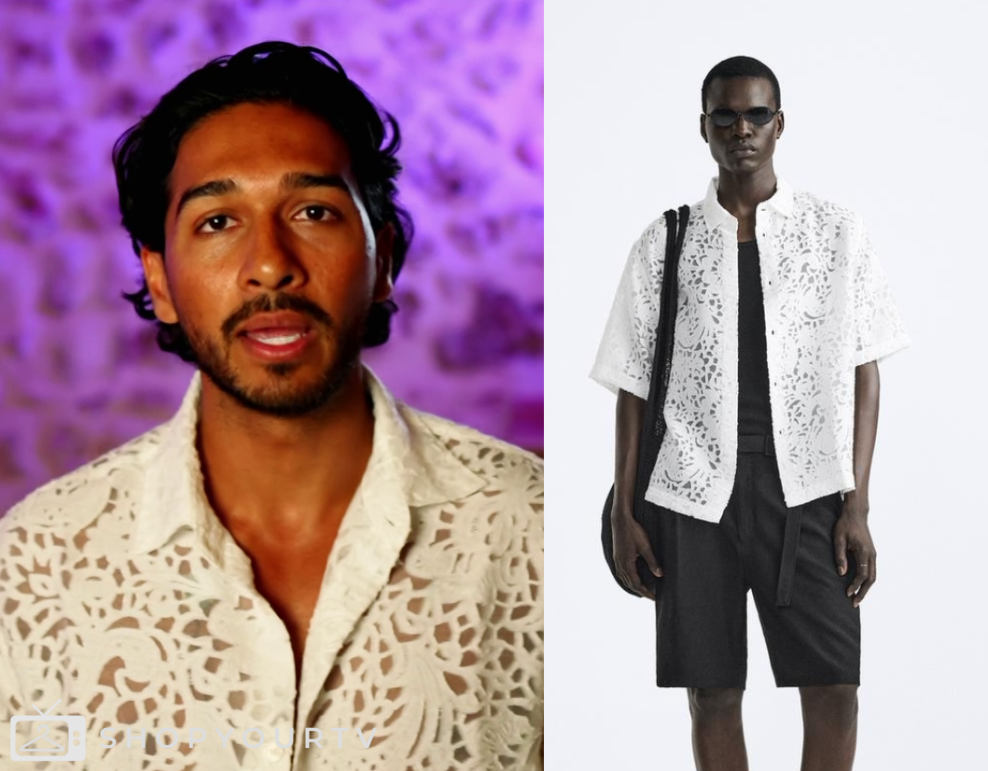 Love Island Aftersun Season 11 Episode 2 Munveer's Lace TOp Shop Your TV