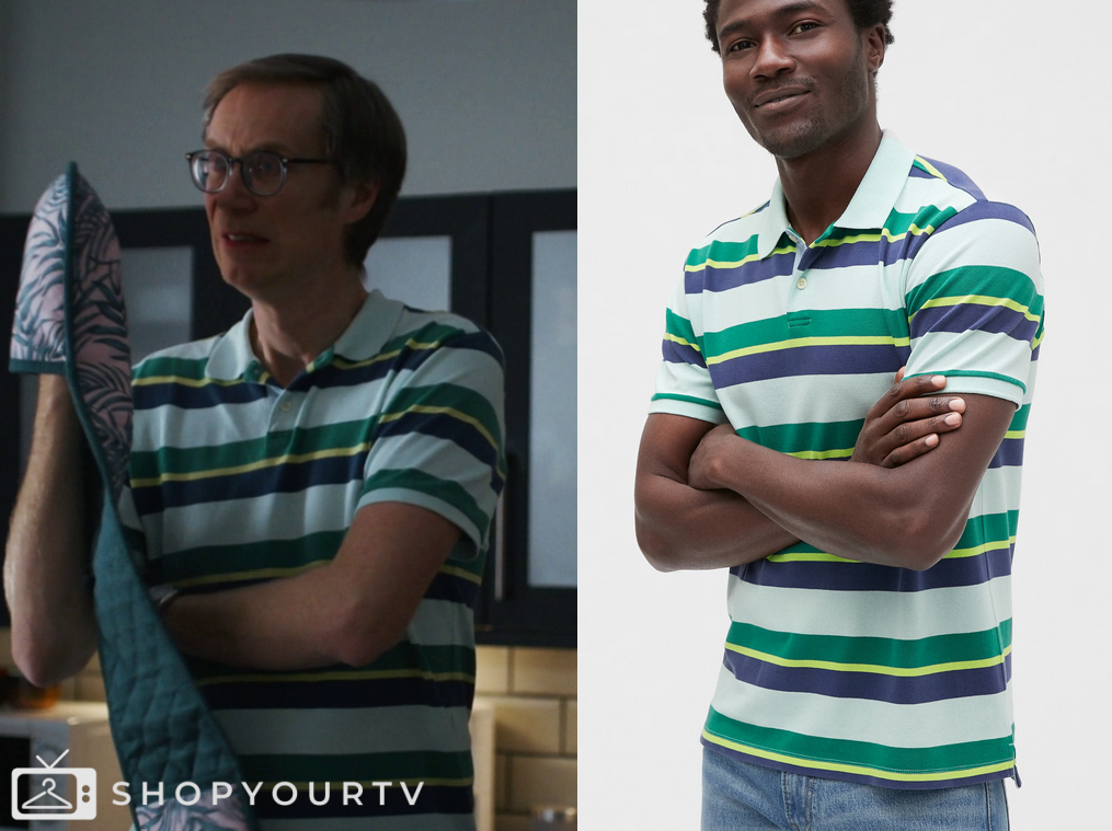 The Outlaws: Season 3 Episode 3 Greg's Striped polo | Shop Your TV