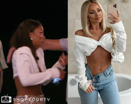 Love Island (UK): Season 11 Episode 25 Uma’s Cropped Top | Shop