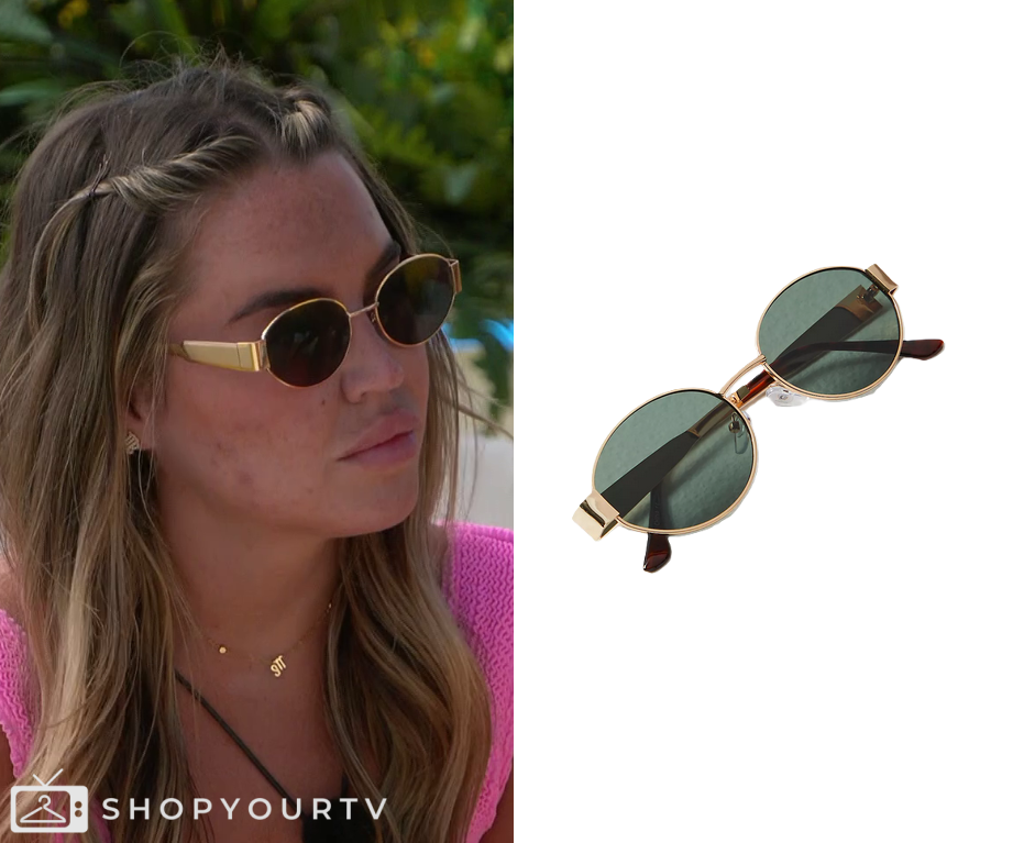Love Island UK Season 11 Episode 12 Samantha s Gold Tan Sunglasses Shop Your TV