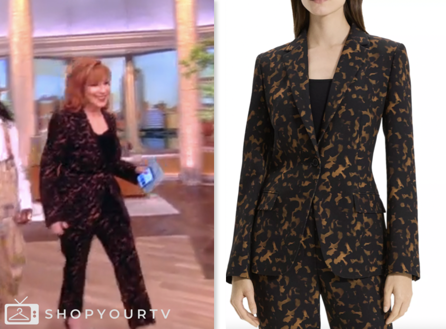 The View: June 2024 Joy Behar's Tortoiseshell Printed Blazer | Shop Your TV