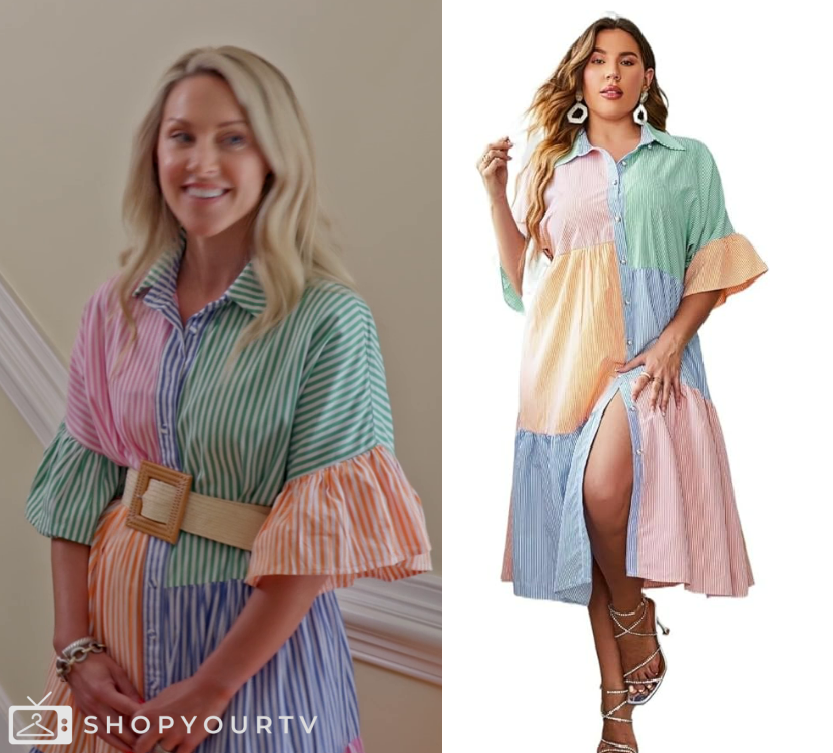 Happy to be Home with the Benkos: Season 2 Episode 3 Colorblock Striped ...