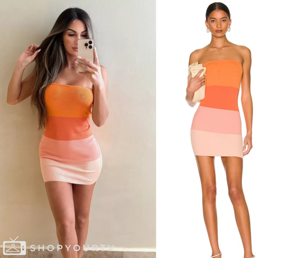 Perfect Match: Season 2 Episode 10 Jess' Striped Mini Dress | Shop Your TV