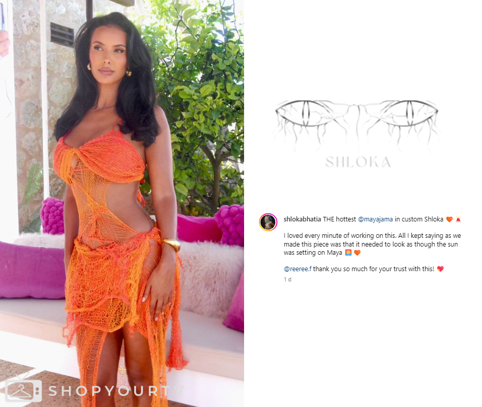 Love Island (UK): Season 11 Episode 21 Maya's Orange Loose Knit Set | Shop Your TV Love Island (UK): Season 11 Episode 21 Maya's Orange Loose Knit Set | Shop Your TV