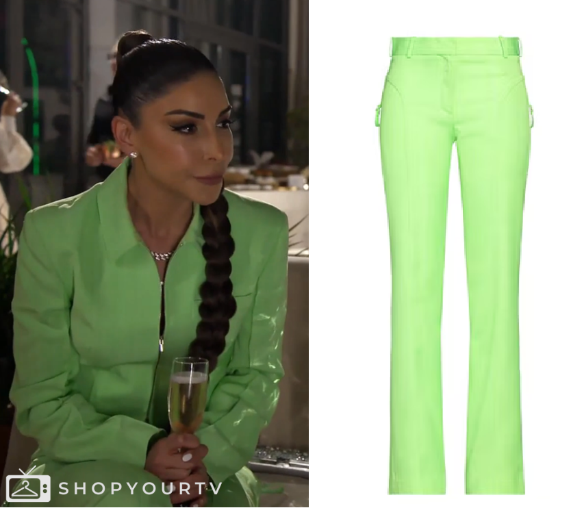Taleen Rhod Real Housewives of Dubai: Season 2 Episode 3 Taleen's Green Trousers ...