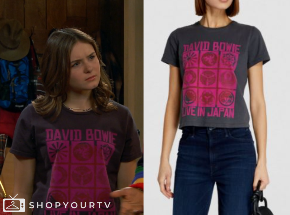 Bunk'd: Season 7 Episode 14 Winnie's David Bowie Tee | Shop Your TV