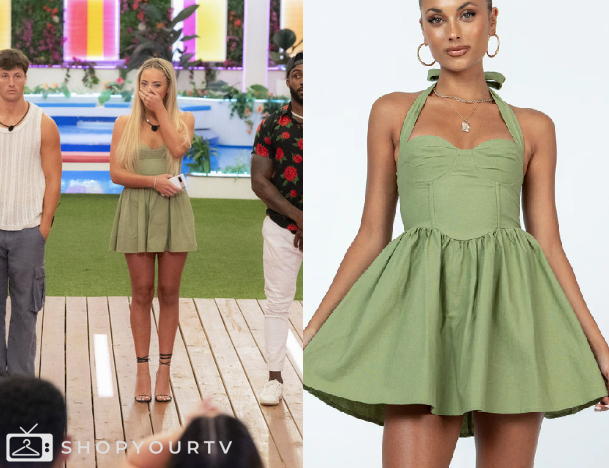 Love Island (USA): Season 6 Episode 18 Olivia's Green Dress | Shop Your TV Love Island (USA): Season 6 Episode 18 Olivia's Green Dress | Shop Your TV
