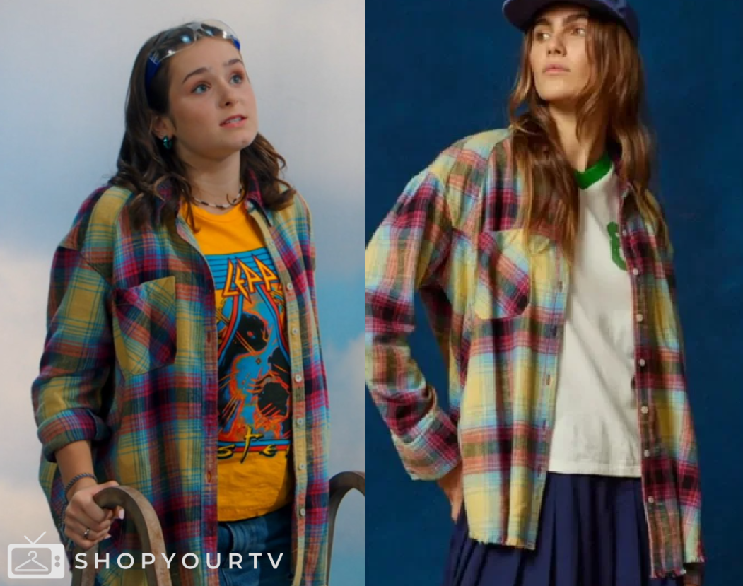 Bunk'd: Season 7 Episode 16 Winnie's Plaid Shirt | Shop Your TV
