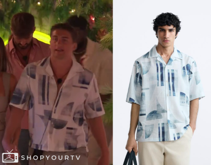 Love Island (UK): Season 11 Episode 56 Sean’s Printed Shirt | Shop