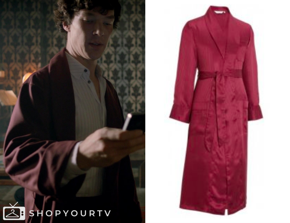 Sherlock: Season 2 Episode 1 Sherlock's Red Dressing Gown | Shop Your TV