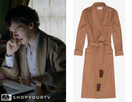 Sherlock: Season 3 Episode 2 Sherlock's Tan Dressing Gown | Shop Your TV