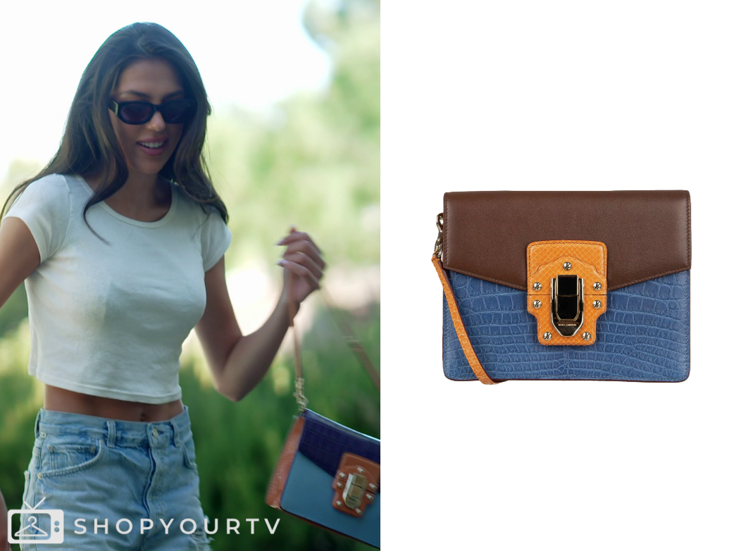 The Family Stallone: Season 2 Episode 2 Sistine's Colorblock Handbag ...