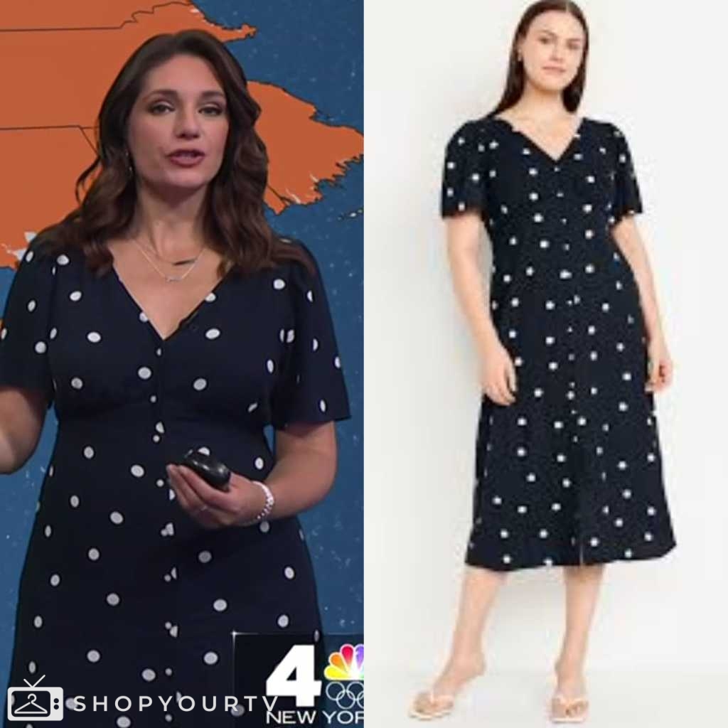 The Today Show: July 2024 Maria Larosa’s Polka Dot Midi Dress | Shop ...