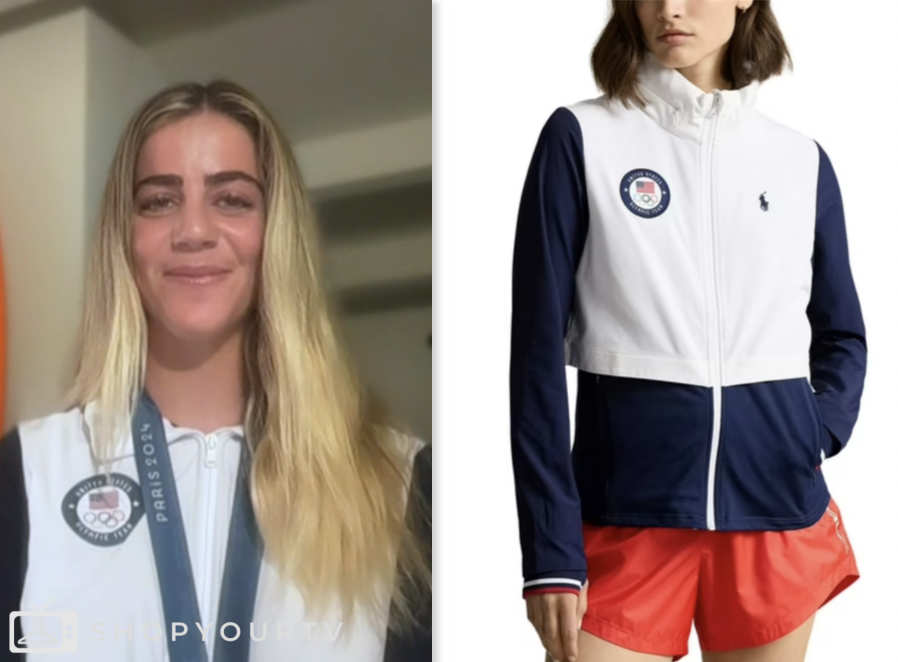 The Today Show: August 2024 Caroline Marks's Navy and White Colorblock ...