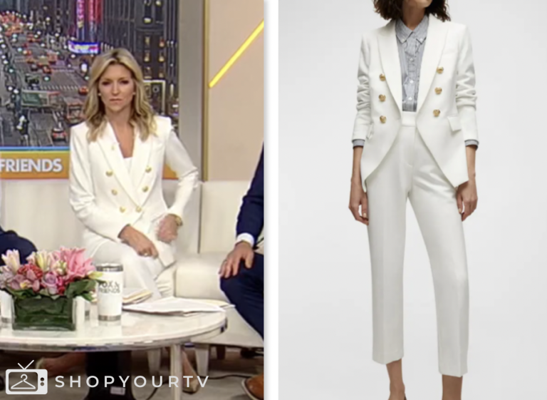 Fox and Friends: August 2024 Lexie Rigden's Pink and White Contrast ...