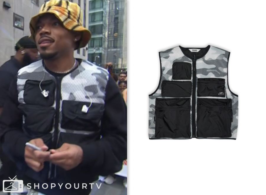 Chance The Rapper Outfit The Today Show: August 2024 Chance the Rapper's Black and Grey Camo ...