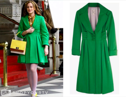 Blair waldorf green coat sales