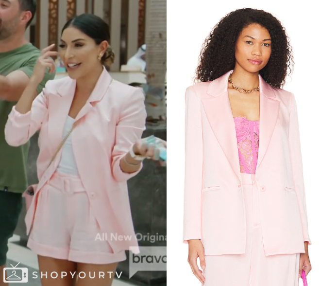 Taleen Rhod Real Housewives of Dubai: Season 2 Episode 12 Taleen's Pink Blazer ...