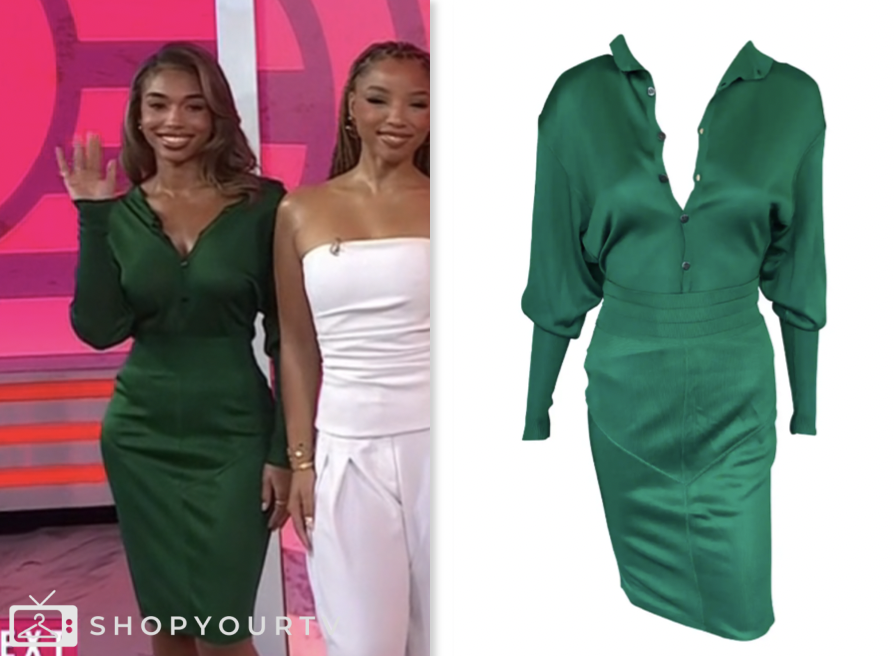 lori harvey green dress Lori Harvey (Green Dress) Cardboard Cutout Available in Life-Size or Mini Perfect for Parties, Displays & Collectibles. Great for Photos, Gifts &