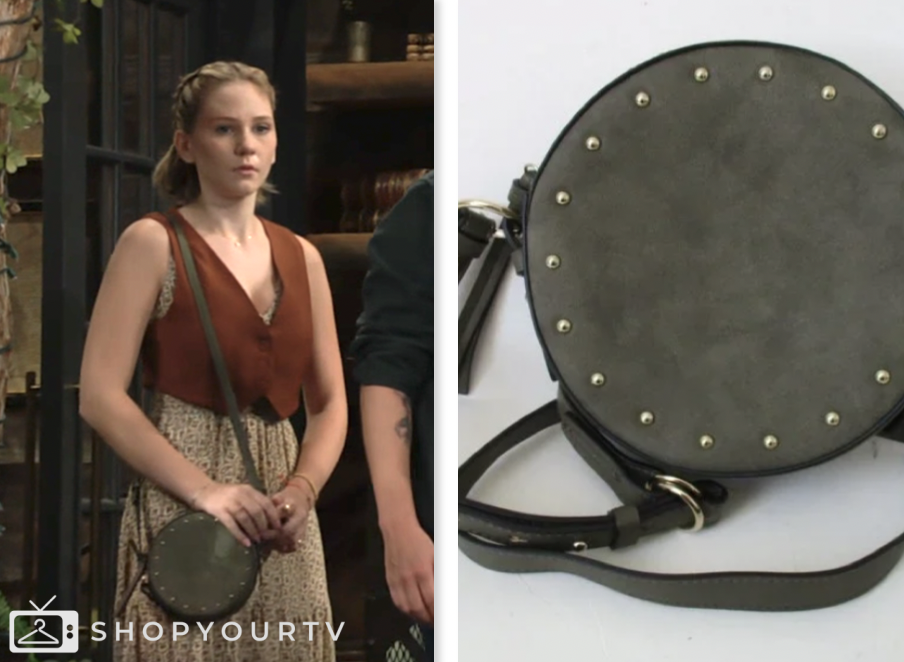 The Young and the Restless: September 2024 Lucy Romalotti's Green Suede ...